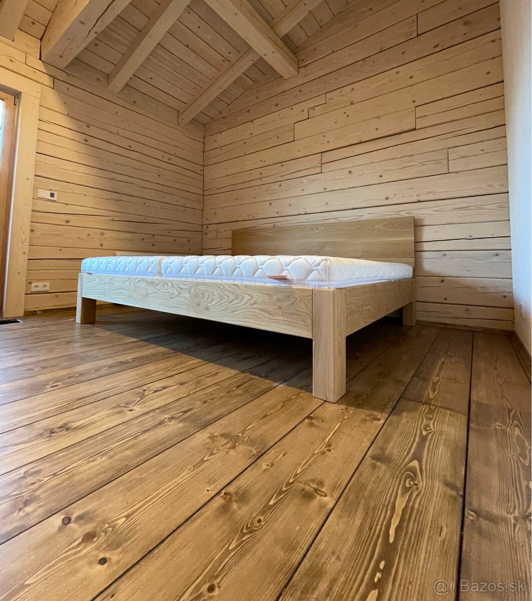 Dubová posteľ 180x200cm - 15