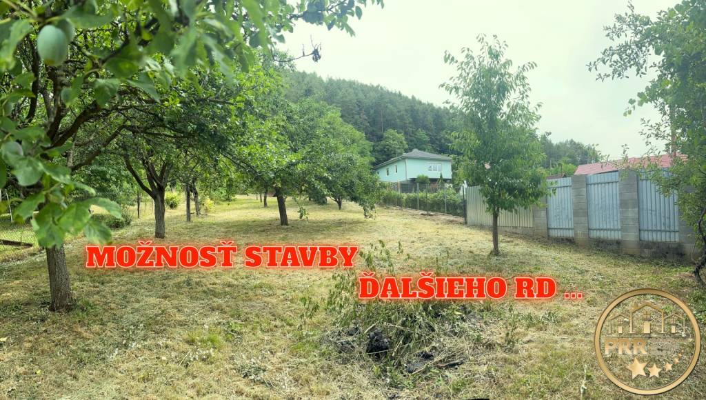 VÝBORNÁ CENA RD pri lese s pozemkom 1420m2 v Nitrici pri P - 15