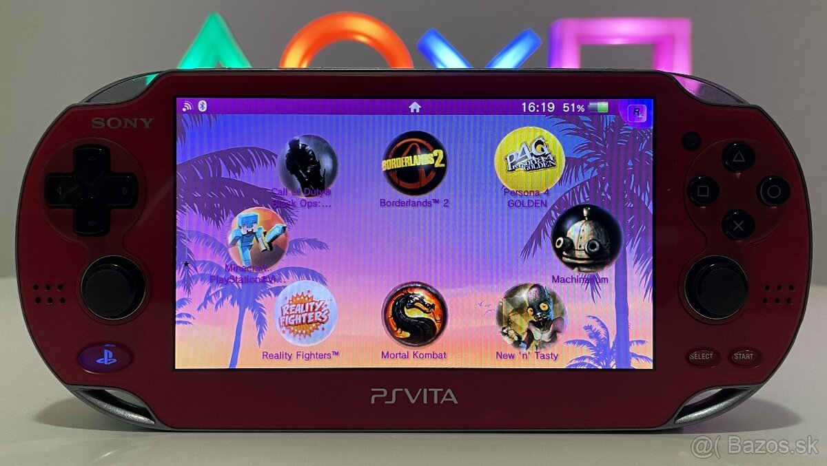 PS Vita Cosmic Red OLED 256 GB 5000 hier - TOP STAV - 15