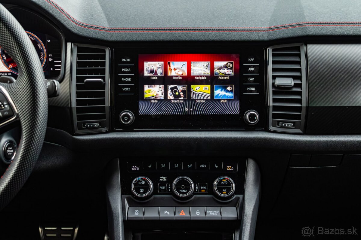 Škoda Kodiaq RS 2.0 TSI 180kW / Virtual kokpit / Pamäť / - 15