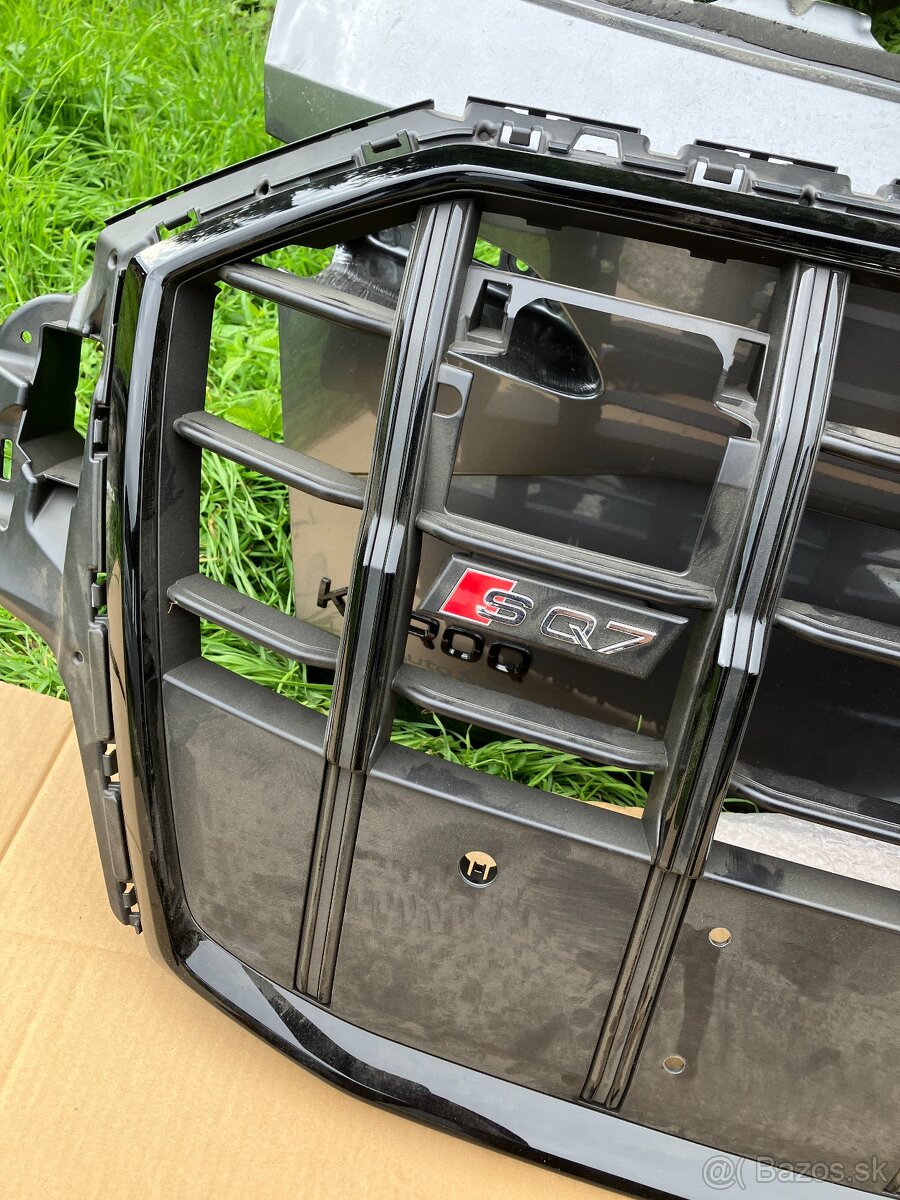 maska mrizka grill audi q7 19- cerna sq7 - 15
