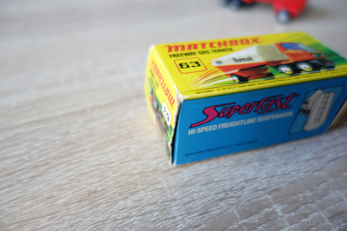 Matchbox Superfast No. 63 Freeway Gas Tanker – Burmah - 15