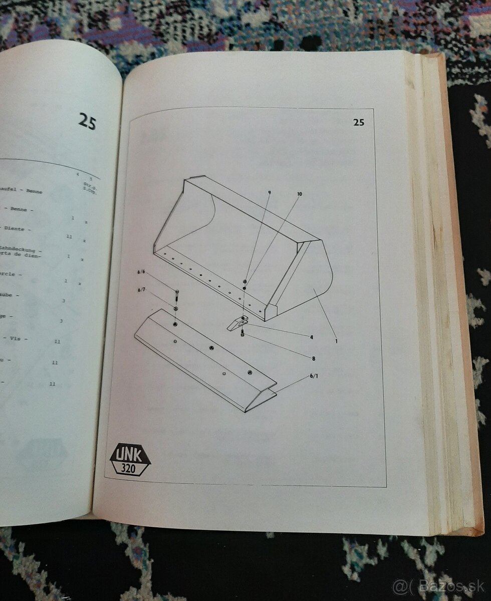 Katalóg Náhradných Dielov UNK320 - 15