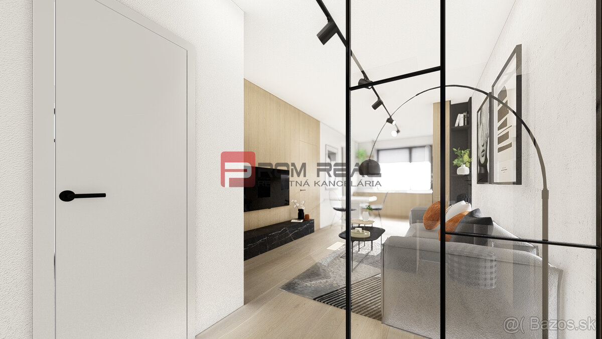 2-izbové byty (54,9 m²) s predzáhradkou a terasou od 158 999 - 15