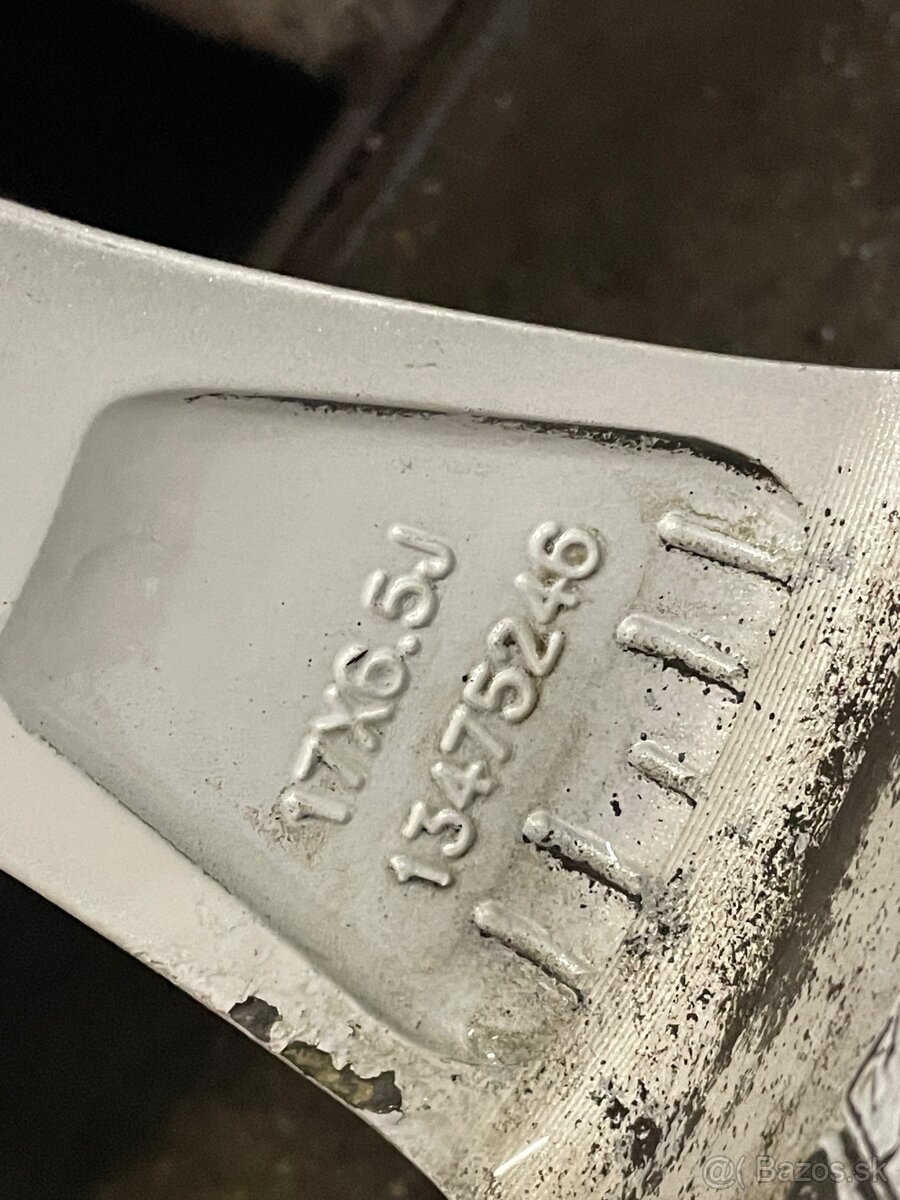 4x108 R17 6,5J ET20 Opel Crossland X + 215/50 R17 zimné - 15