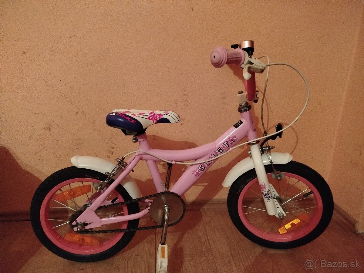 Detský bicykel 16 ružový. - 15