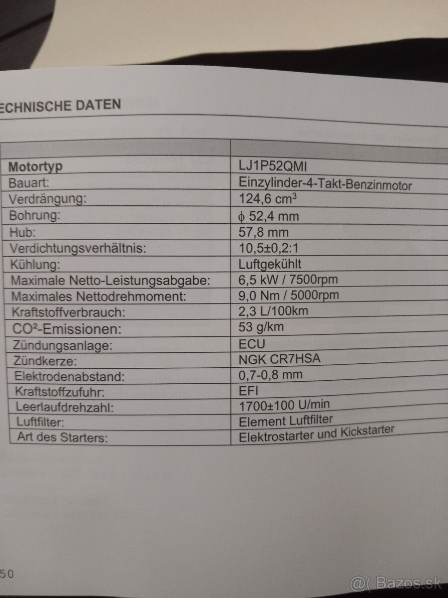 Skúter Keeway X Fact 125cm - 15