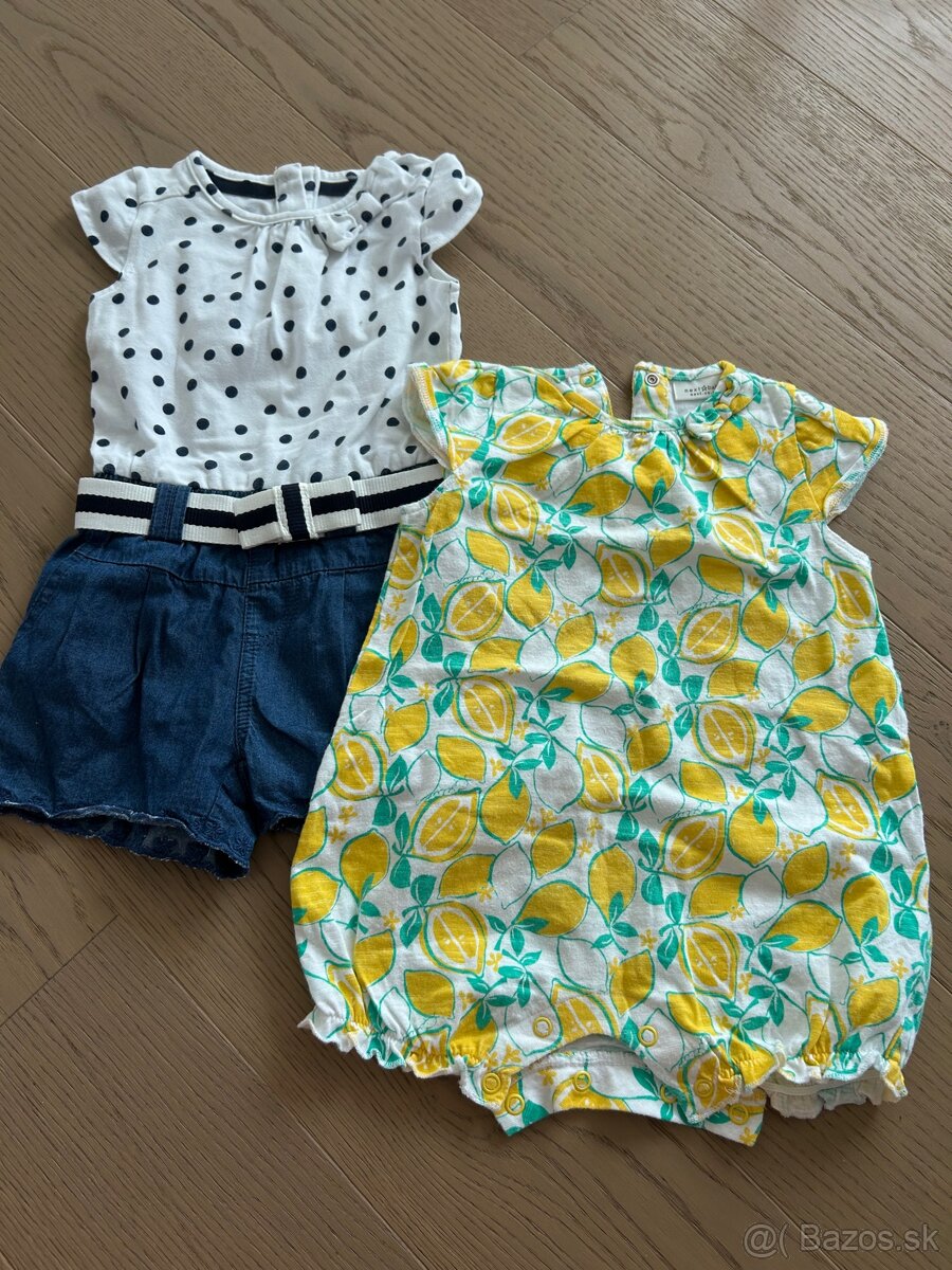 Balík letného oblečenia pre dievča veľkosť 74-80 - 15