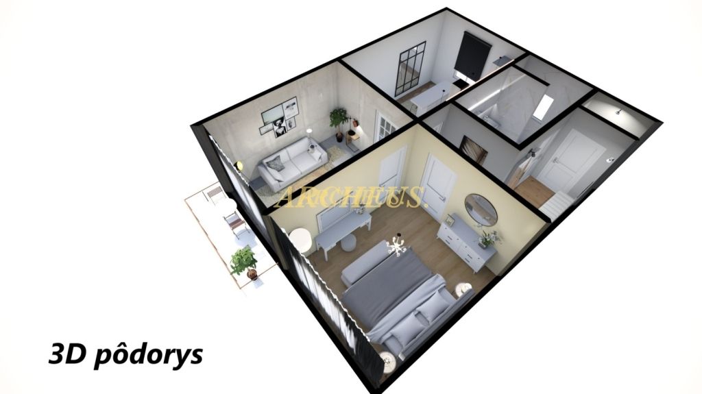 Priestranný 2-izbový byt s balkónom, 63m2, Humenné - 15