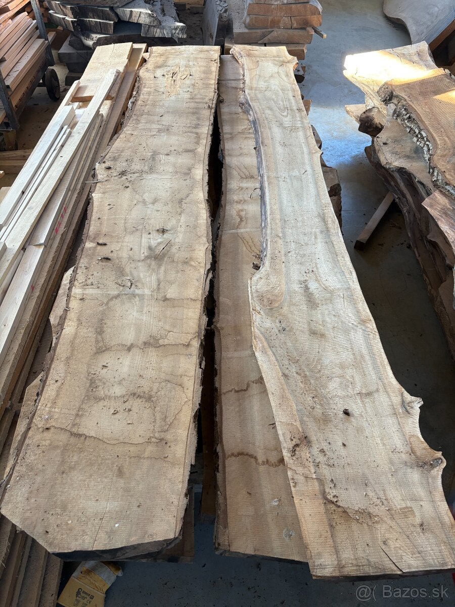 Vysušené orechové fošne, orech, 52 a 60 mm - 15