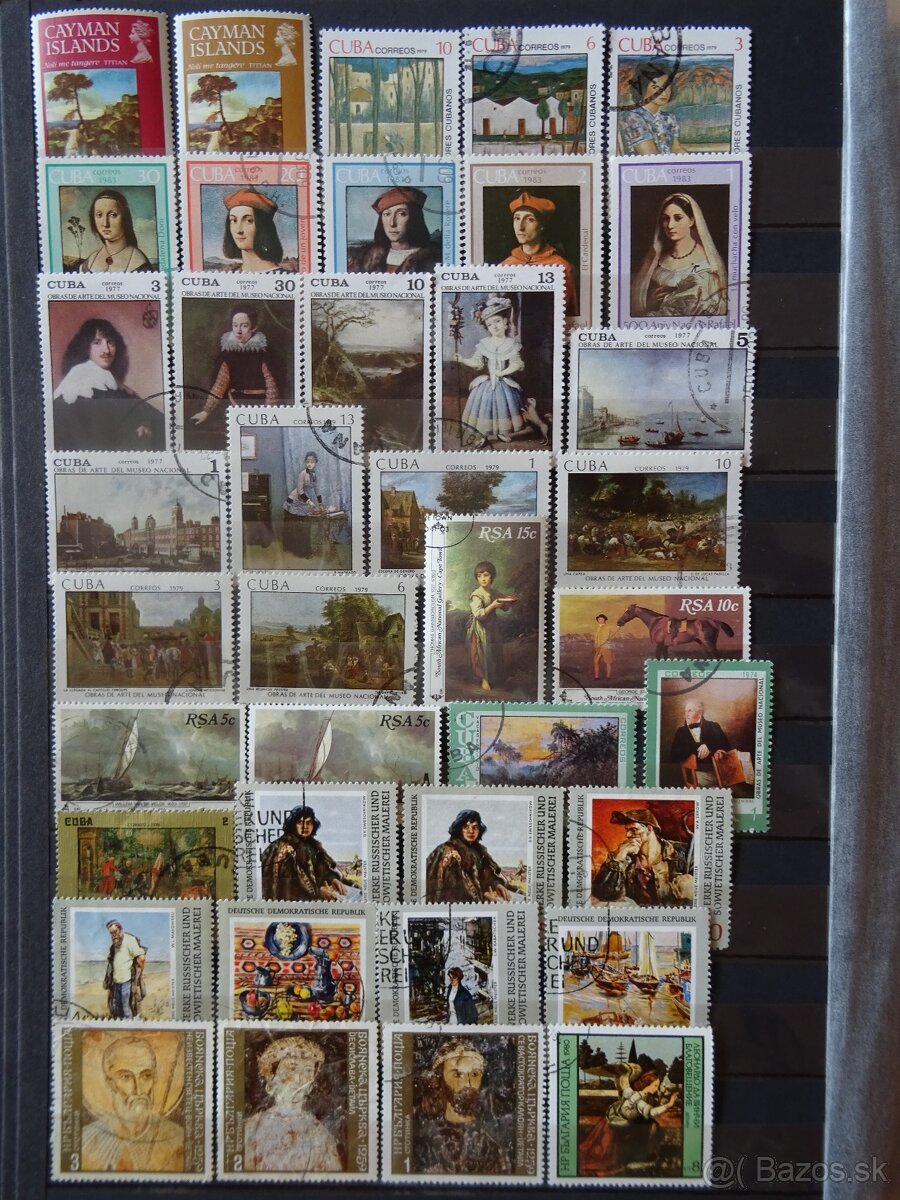 Pekná zbierka známok UMENIE 2 - 15