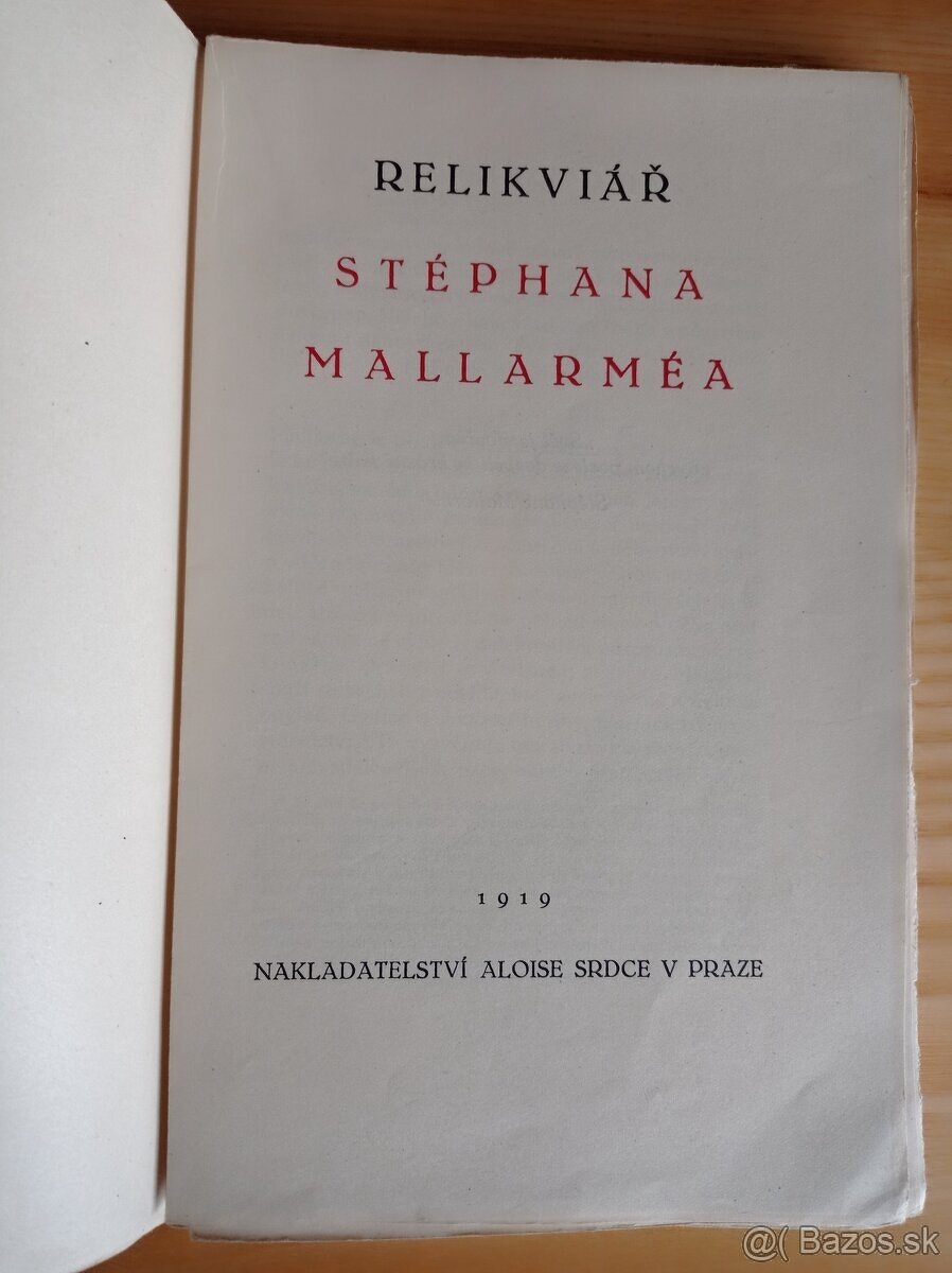 Bibliofílie, Poézia, Katolícka moderna, Staršie vydania - 15
