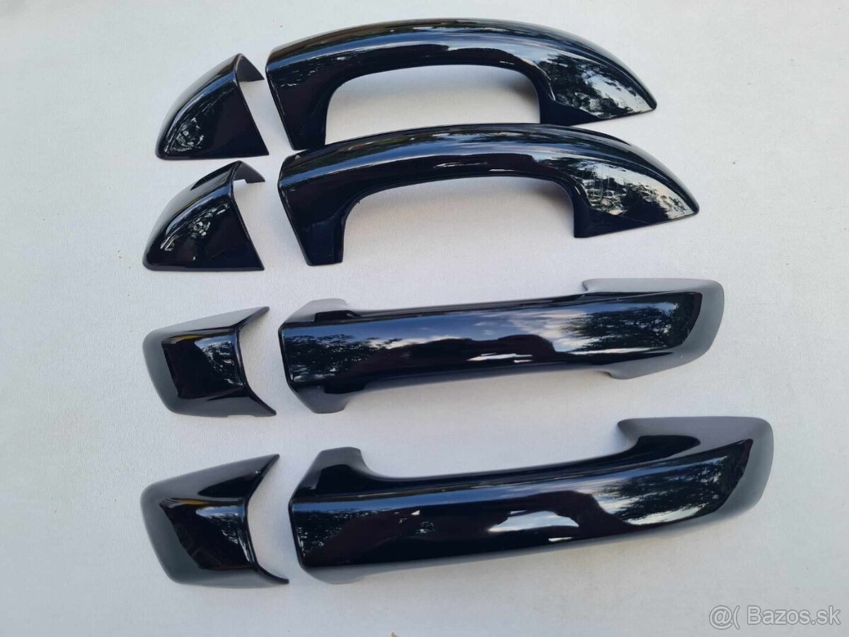 ČIERNE krytky klučiek - ŠKODA VOLKSWAGEN SEAT - 15