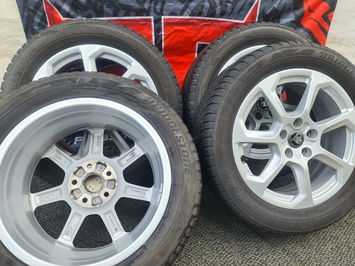 5X112 R17 + ZIMNE PNEU 215/55 R17 BRIDGESTONE - 15