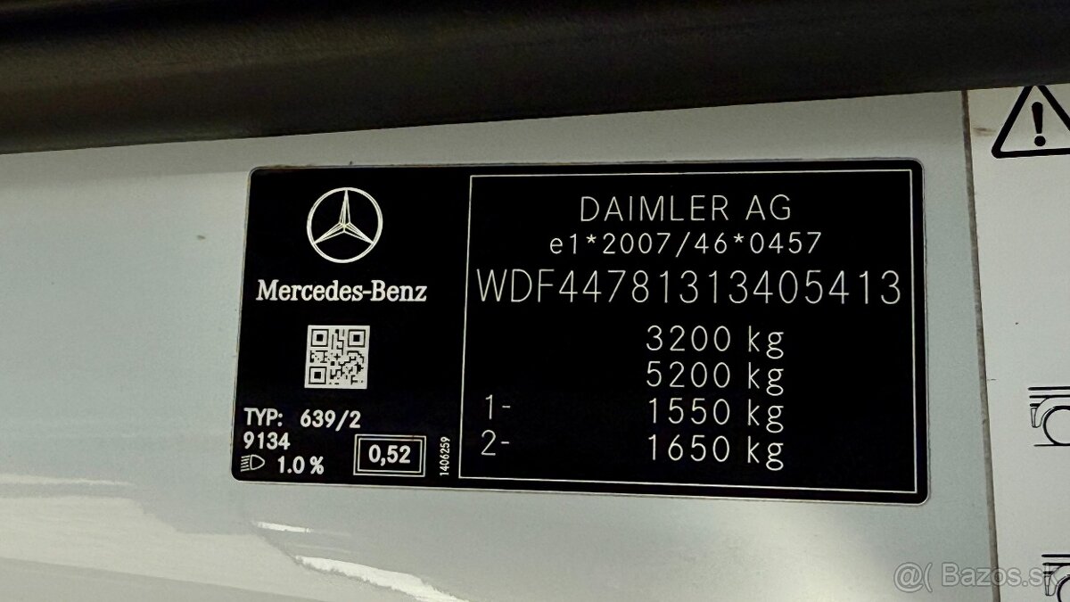 Mercedes V trieda V250 d lang AVANTGARDE 4MATIC A/T WEBASTO - 15
