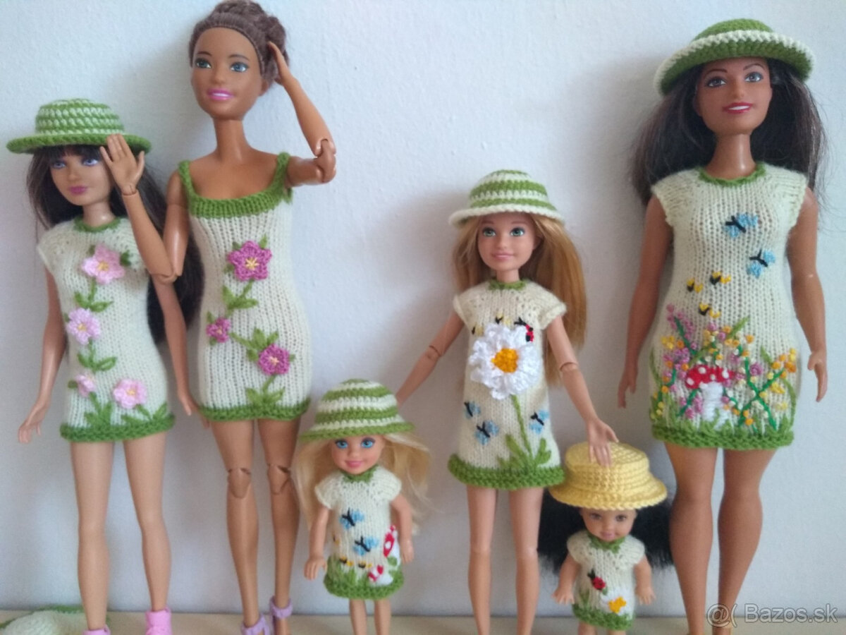 Oblečenie šaty pre deti bábiky Barbie Ken STACIE rainbow hig - 15