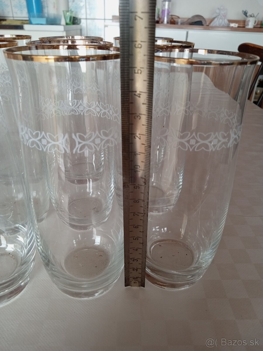 Poháre sklenené - 15
