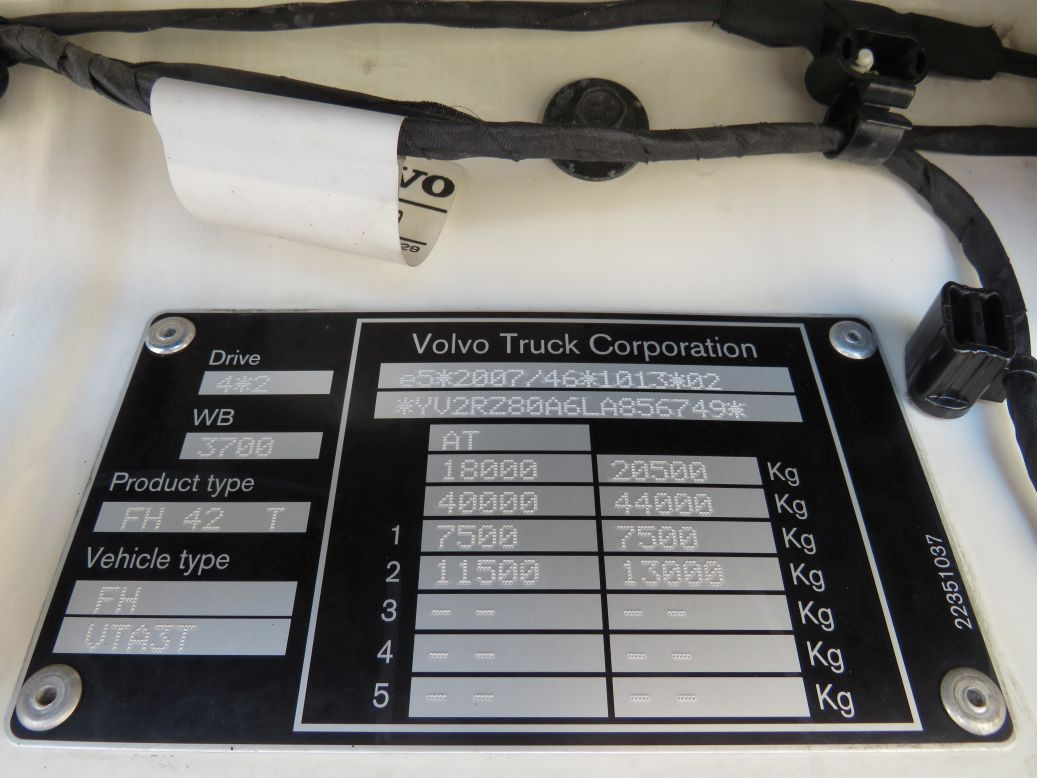 VOLVO FH 460 LNG E6 ADR Nez.klíma I-SHIFT - 15