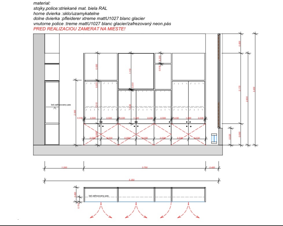 Luxusné predajné vitríny s LED osvetlením - 15