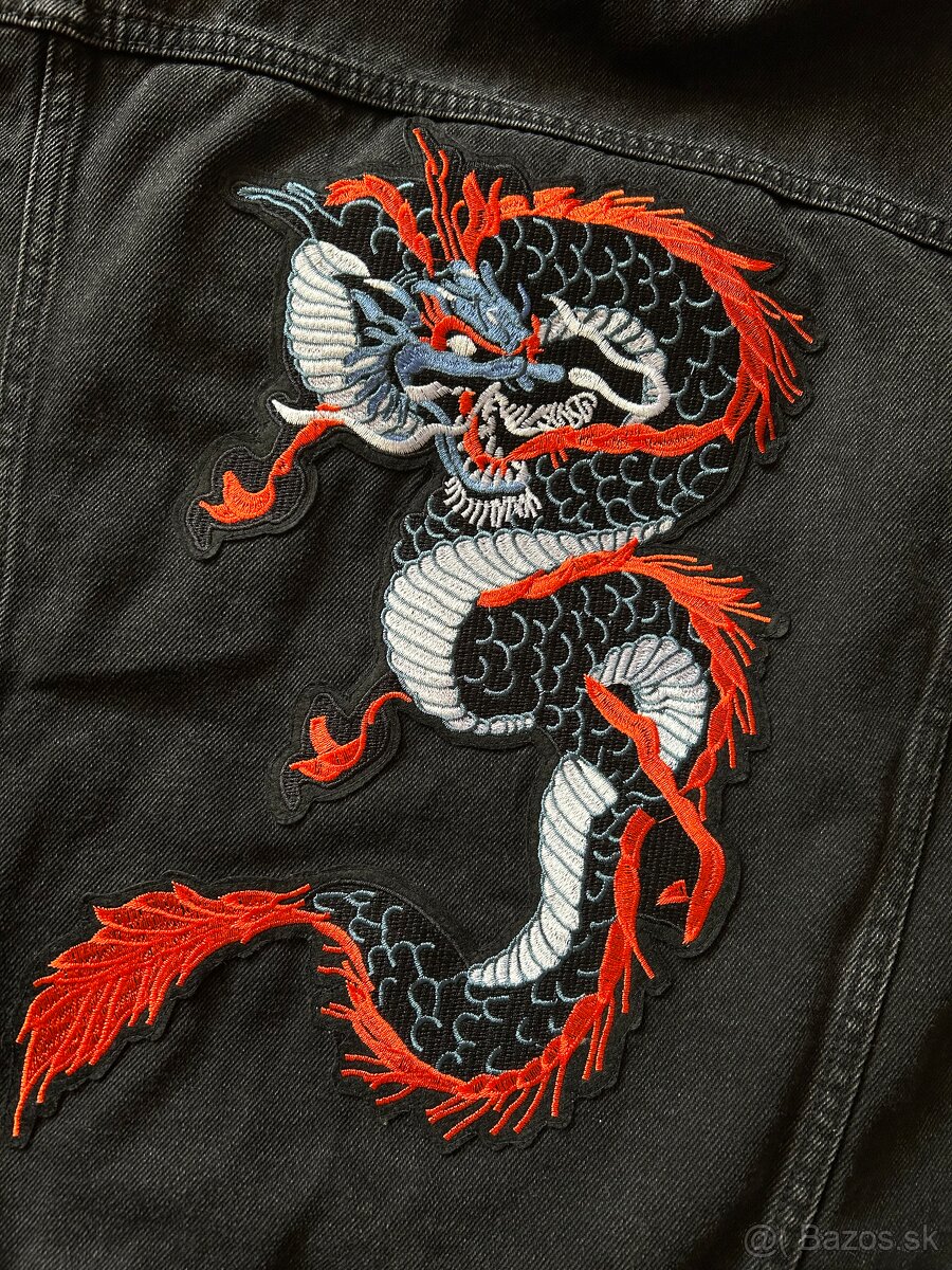 Pánska koženková bunda, bombera, riflovka - 15