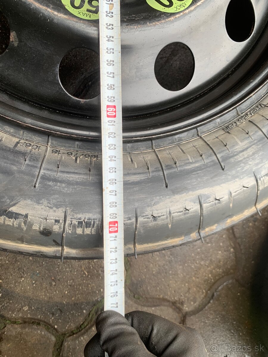 Predám do Audi rezervné koleso tenké dojazdove - 15