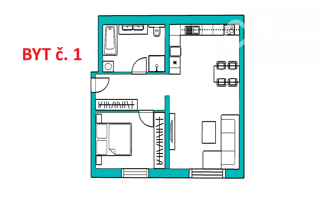 Novostavby bytov s terasou, parkovaním, Novoveská Huta - 15