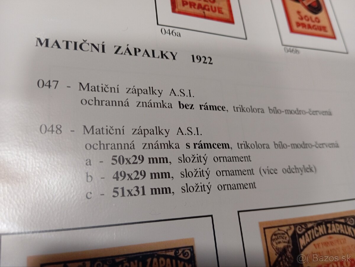 Staré zápalky. SOLO Sušice - 15