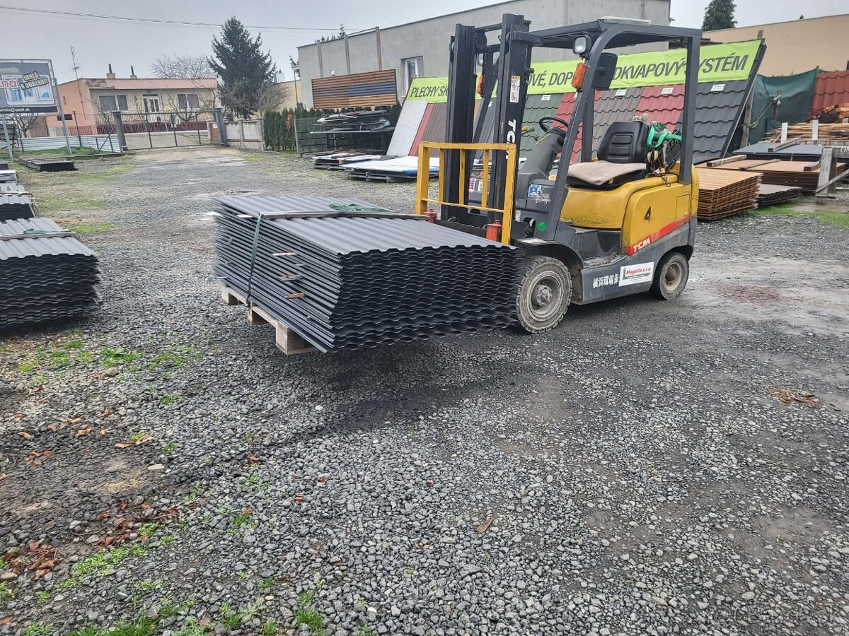 Trapézové Plechy T14 Alucink,8019Mat,9005Mat,7016Mat3009 - 15