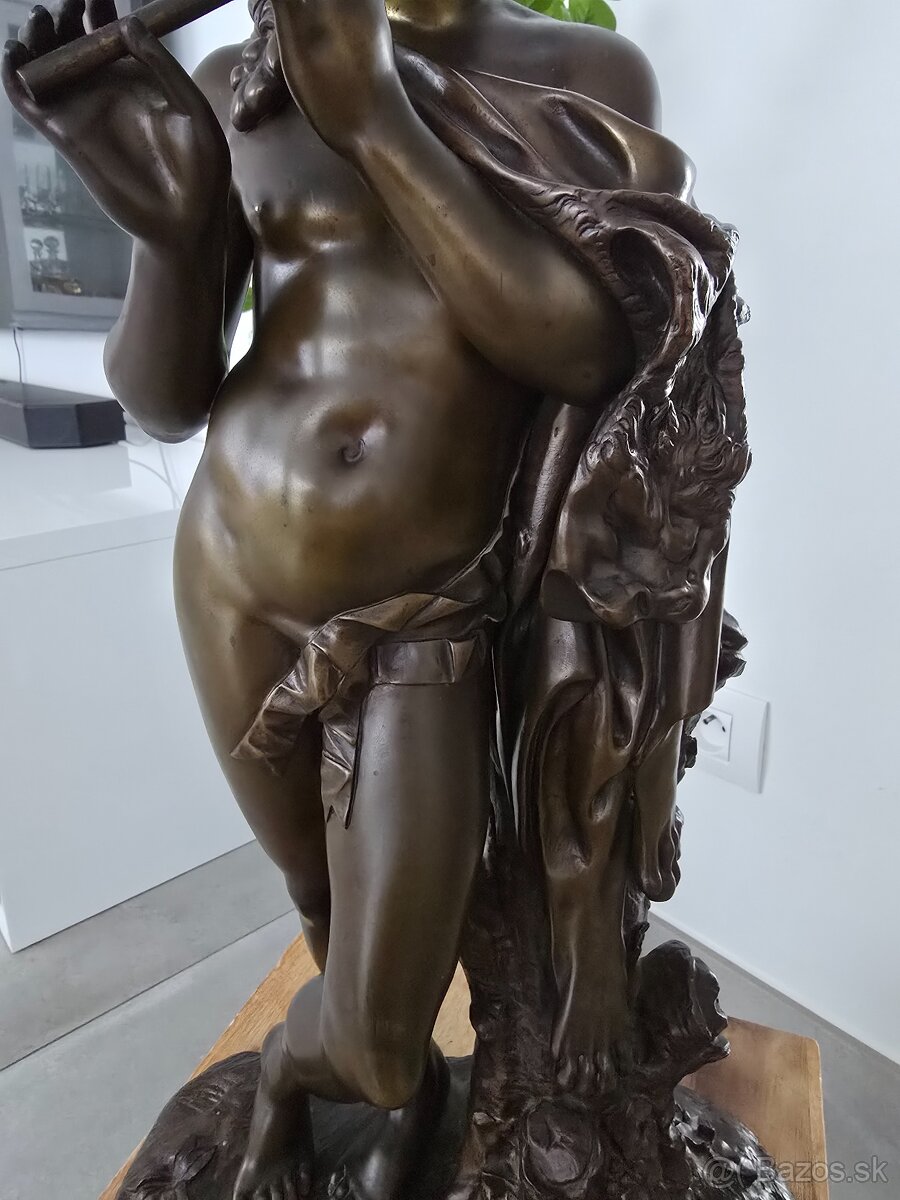 Starožitna bronzová socha 53cm - 15