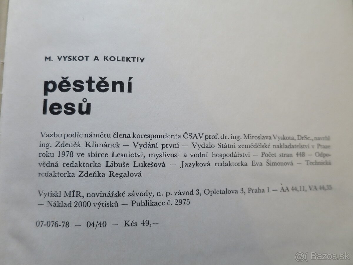 lesnícke knihy (1977-1986) - 15