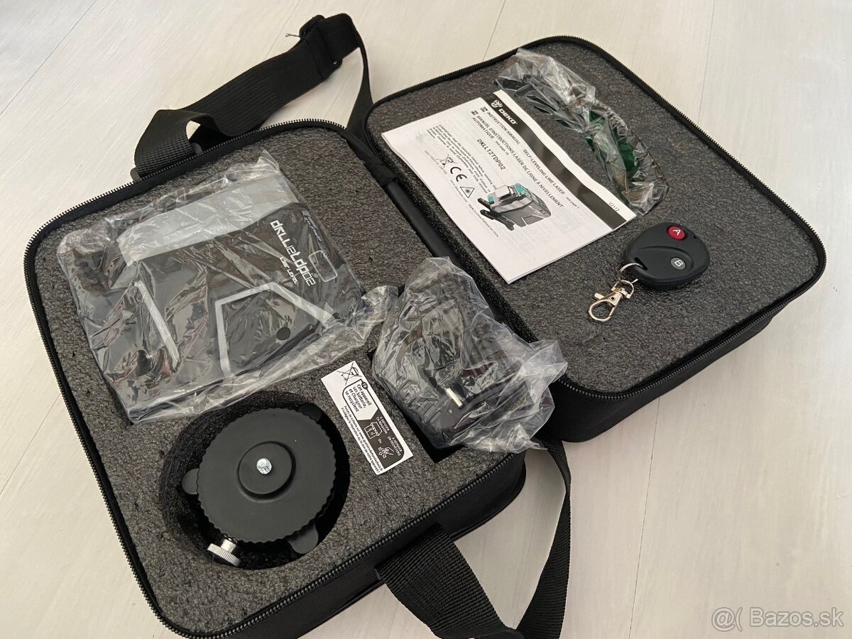 Profi 3D krížový samonivelačný zelený laser DEKO, celokovový - 15