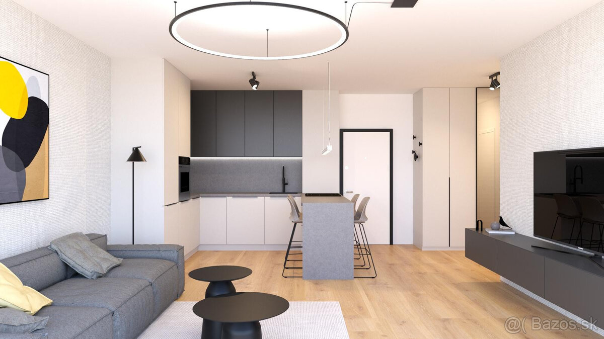 Predaj 2 izb. byt v projekte Prúdy - II. etapa E 2.02 - 15