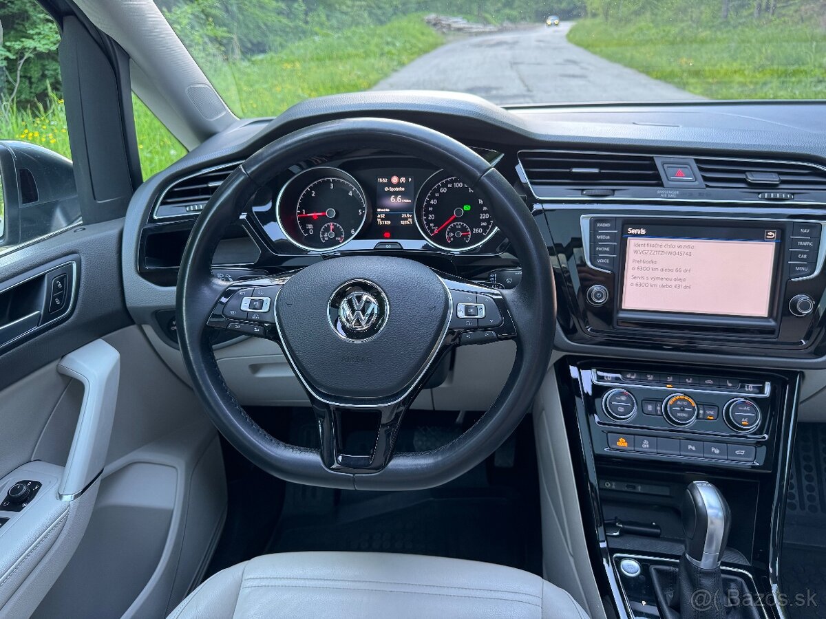 Volkswagen Touran 2.0 TDI 140kW DSG, 7 miest, Top výbava - 15