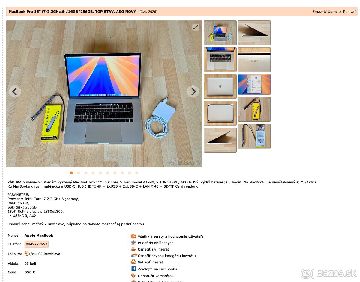 MacBook - ZÁRUKA 6 mesiacov - 15