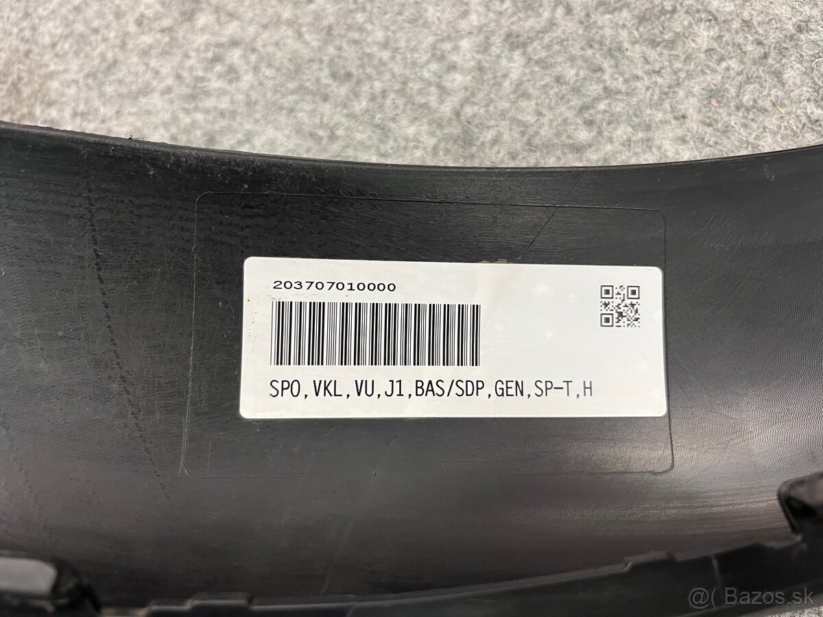 Porsche Taycan spojler nárazníka 9J1807541 - 15