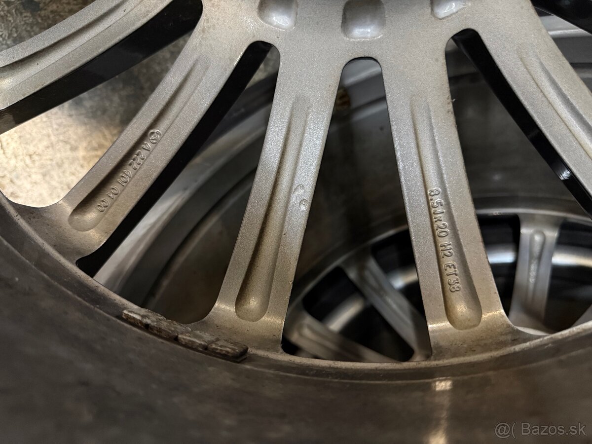 Mercedes S-Class W222 originálne 20” disky s Pirelli zimnými - 15