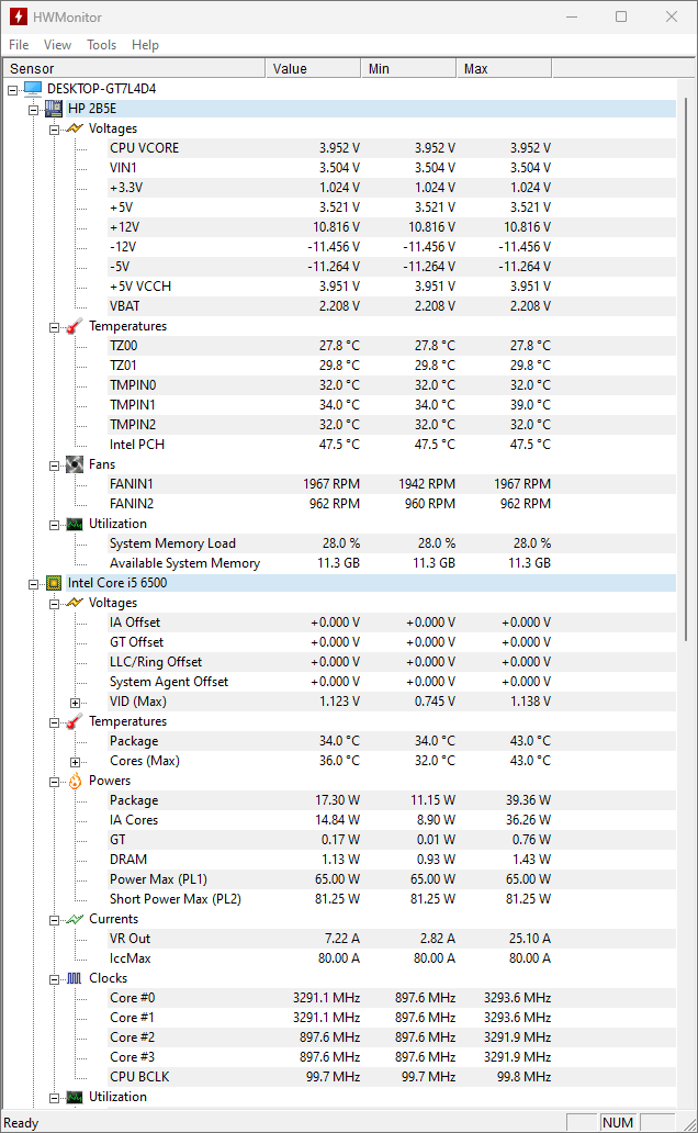 Predám PC skrinku HP 280 G2 MT, windows 11 pro. - 15