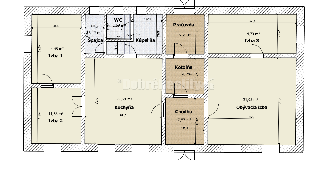 PREDAJ: Pôvodný starohorský dom pod lesom, 154 m2, Staré Hor - 15