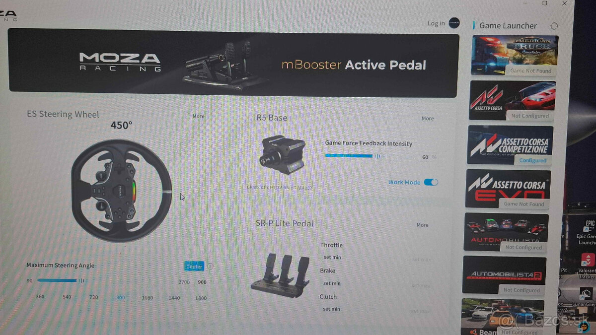 Moza R5+ Turtle Beach velocity one shifter - 15