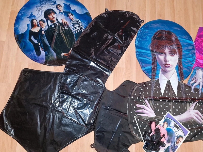 Nové balóny Wednesday Addams 75cm, vec 53cm - AŽ 15/16/17 ku - 15
