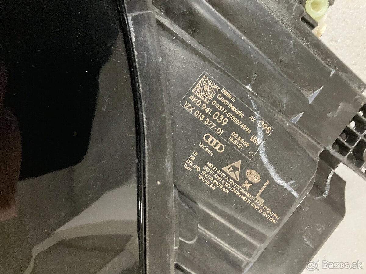 predni svetlo audi a6 C8 levy leve ridice FULLLED - 15