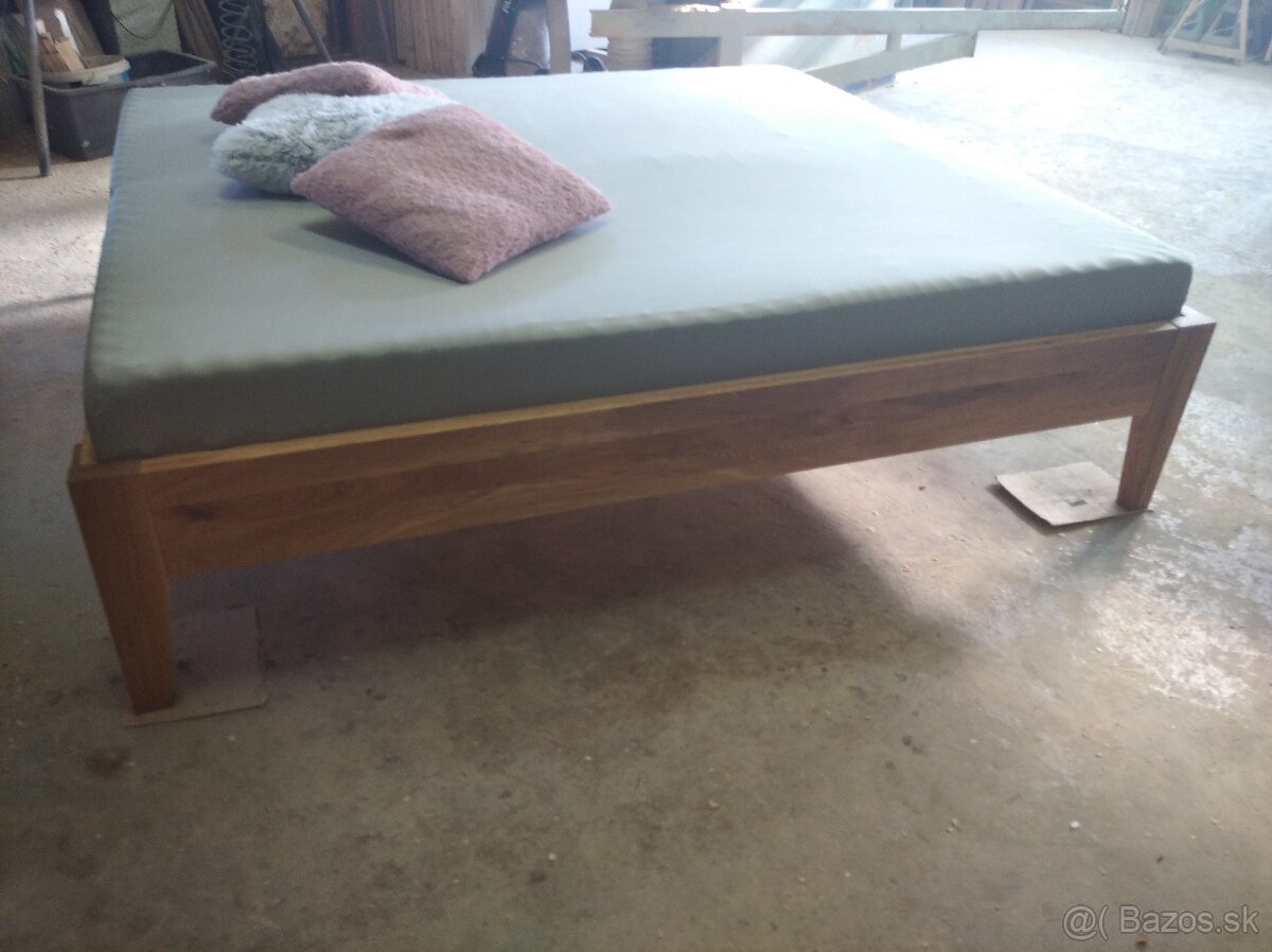 Dubová posteľ bez čela Vilma - 15