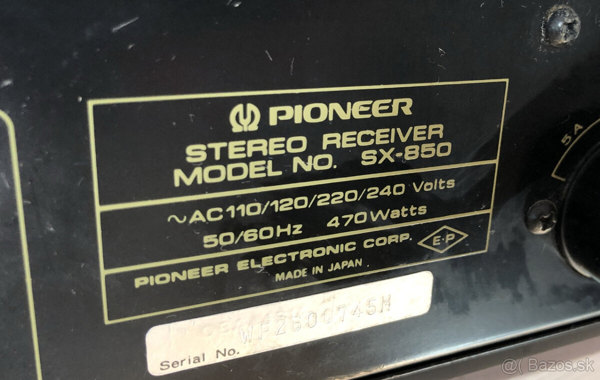 Pioneer SX 850 Retro Japan - 15