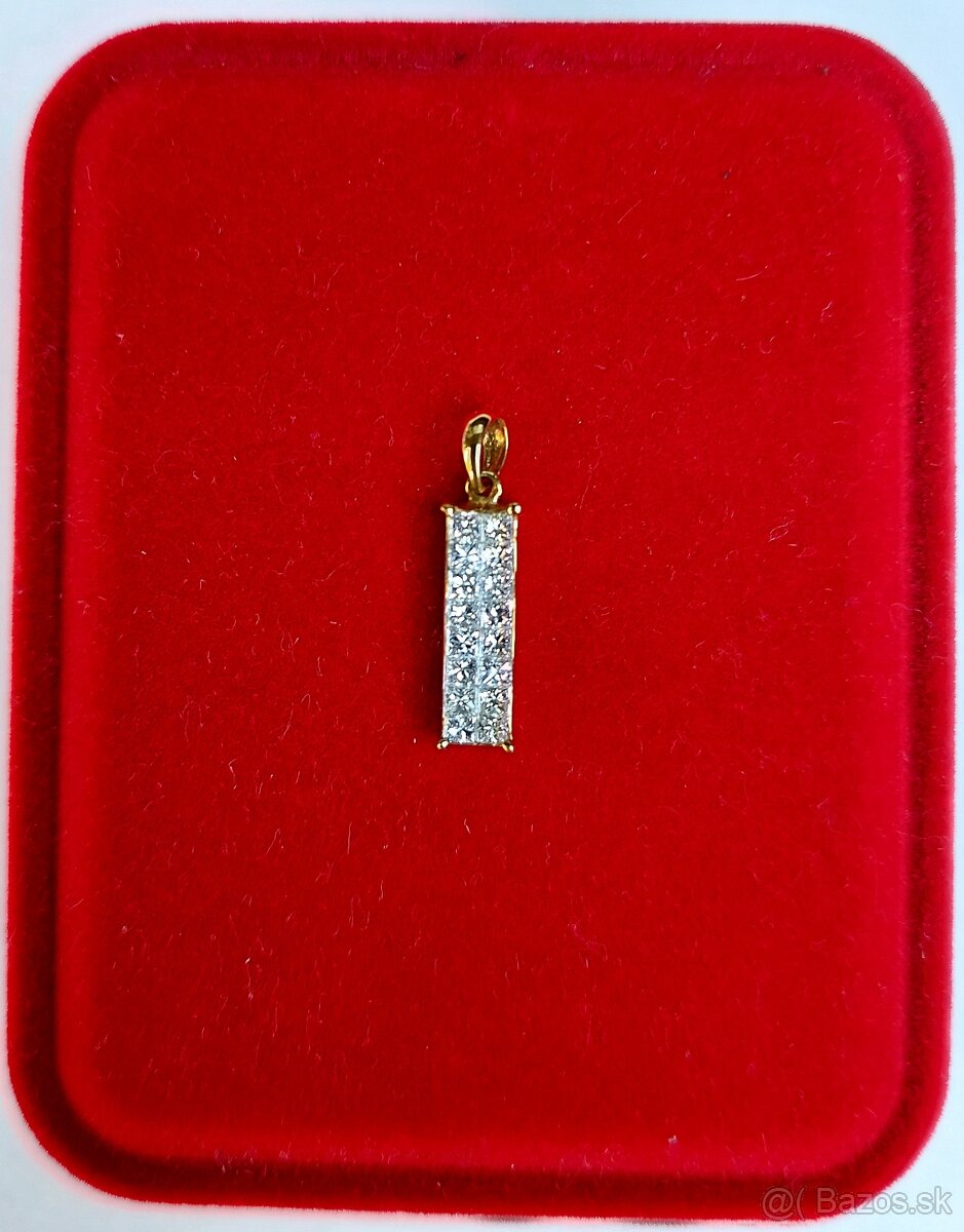 Luxusný diamantovy prívesok z 18k zlata - 15