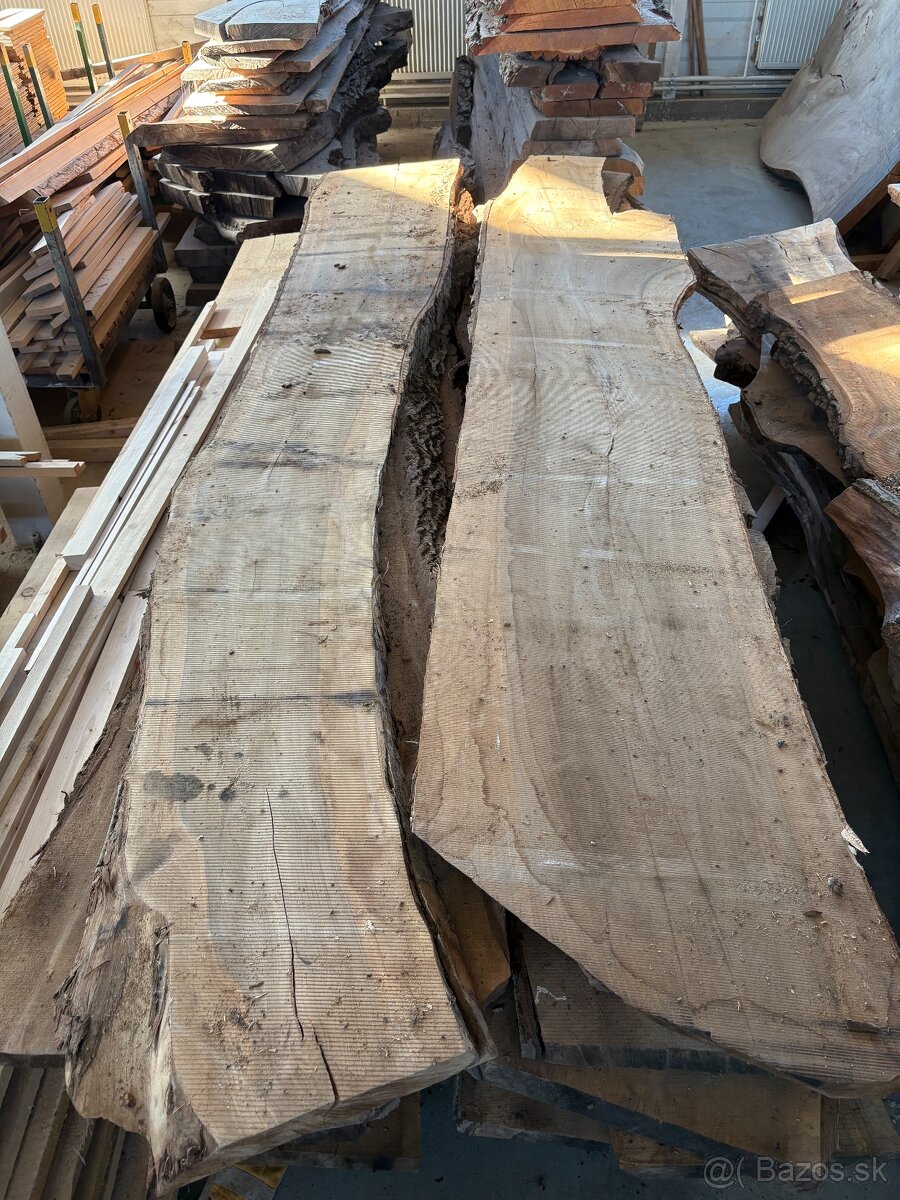 Vysušené orechové fošne, orech, 52 a 60 mm - 15