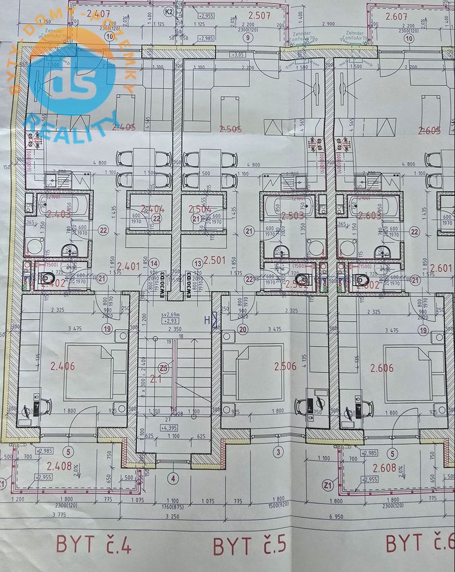 Na prenájom novostavba, 3 izbový byt, 82,75 m2, 2X terasa, p - 15