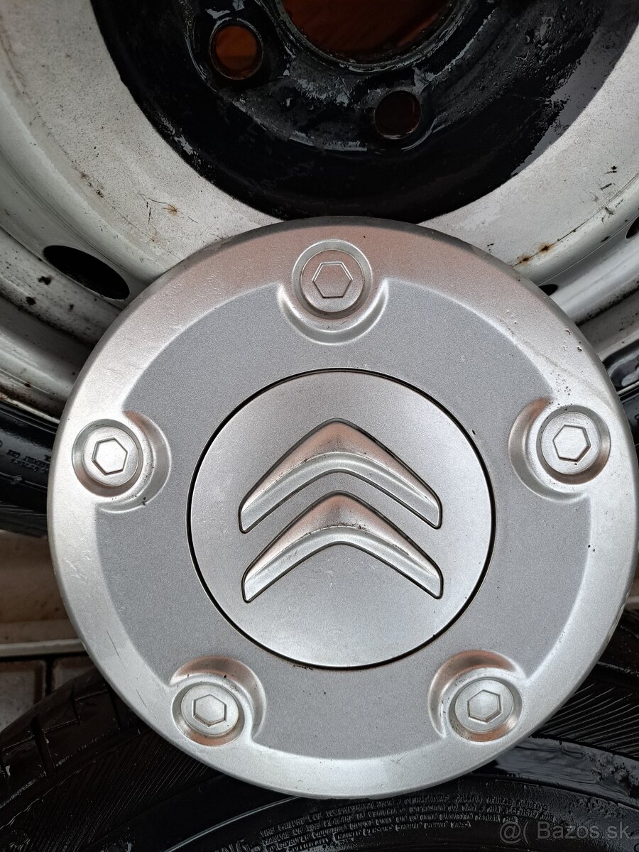 Dodavkové "plechače" 5x108 R15 + Letné pneu 195/70 R15C - 15