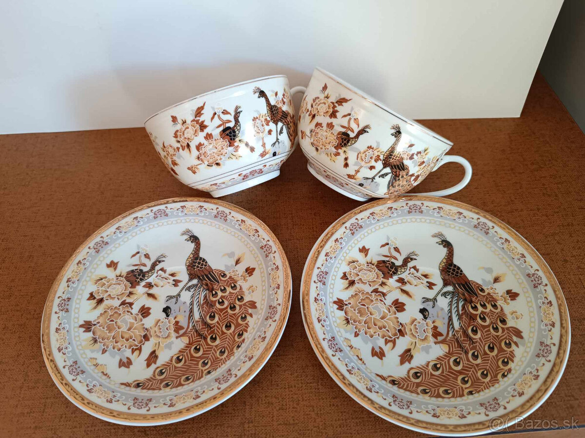 Retro kávové a čajové šálky 4. - 15