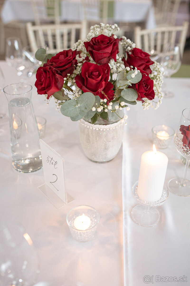 svadobná výzdoba na stoly - 15