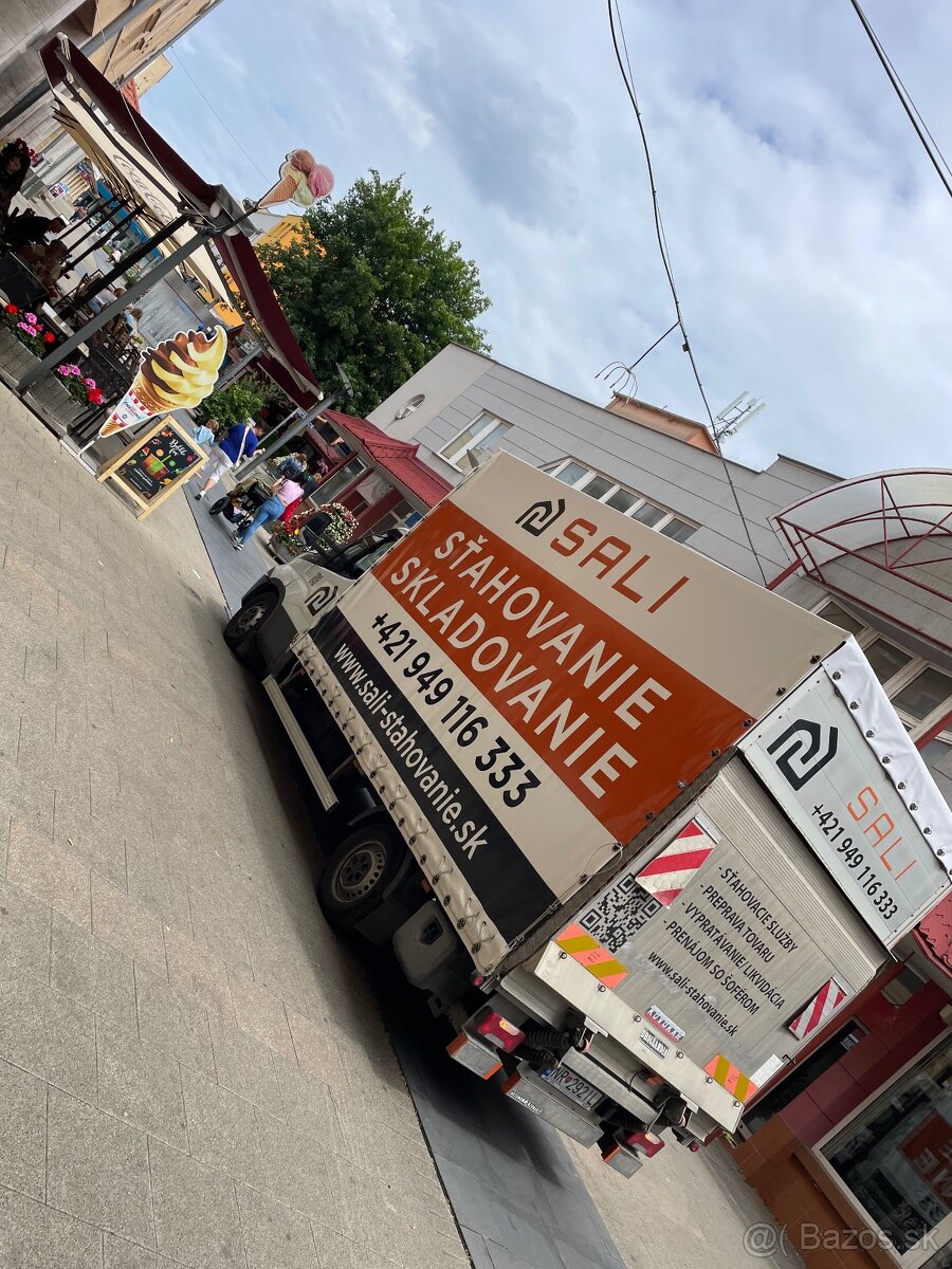 Stahovanie Levice, skladovanie + hydraulická plošina + ENG - 15